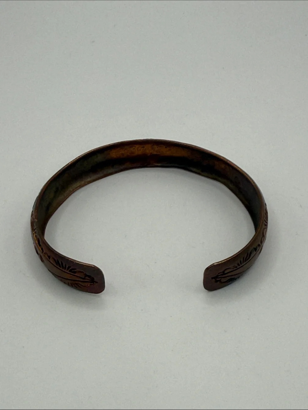 Vintage Navajo Gilbert Begay Copper Statement Cuff Bracelet